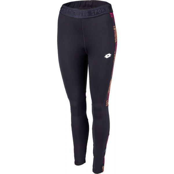 Lotto Lotto VABENE W III LEGGING PRT 1 PL Ženske sportske tajice, crna, veličina