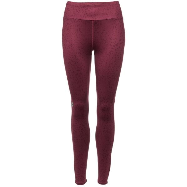Lotto Lotto WORKOUT LEGGING W PRT 2 Ženske fitness tajice, boja vina, veličina