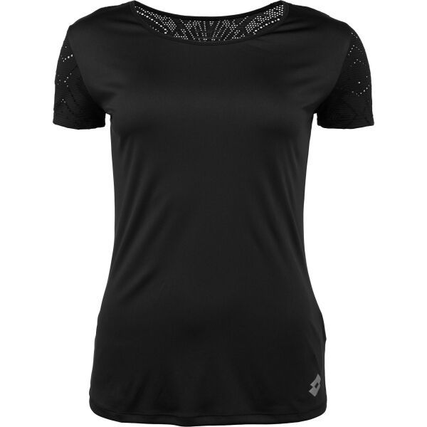 Lotto Lotto WORKOUT TEE W Ženska majica kratkih rukava za treniranje, crna, veličina