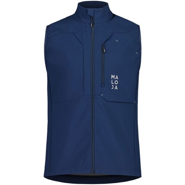 Maloja Maloja DOMPFAFFM Muški softshell prsluk, plava, veličina