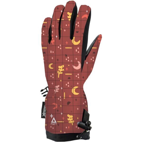 Matt Matt GLOVES Dječje skijaške rukavice, smeđa, veličina