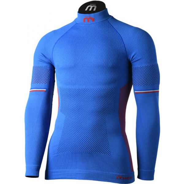 Mico Mico LONG SLEEVES MOCK NECK SHIRT M1 Muška termo majica, plava, veličina