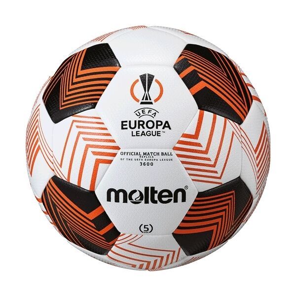 Molten Molten F5U3600-34 UEFA EUROPA LEAGUE Nogometna lopta, bijela, veličina