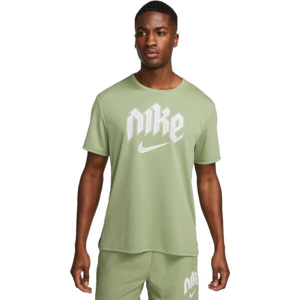 Nike Nike DF RUN DVN MILER SS Muška majica, svijetlo zelena, veličina
