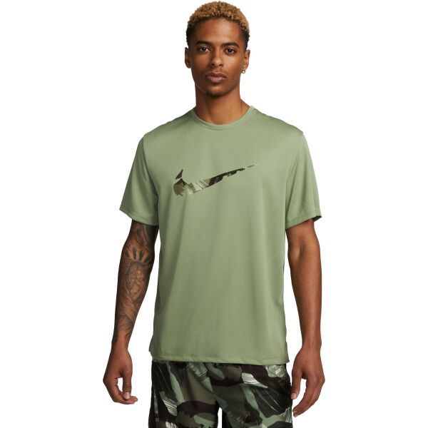 Nike Nike DF UV SS MILER ECMO Muška majica kratkih rukava za trčanje, khaki, veličina