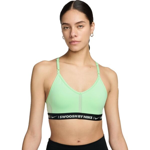 Nike Nike DRI-FIT INDY Ženski sportski grudnjak, svijetlo zelena, veličina