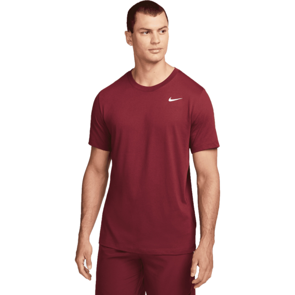 Nike Nike DRY TEE DFC CREW SOLID M Muška sportska majica, boja vina, veličina