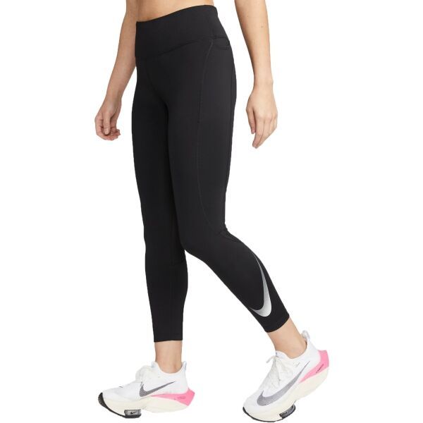 Nike Nike NK DF FST SW HBR MR 7/8 TGHT Ženske tajice, crna, veličina