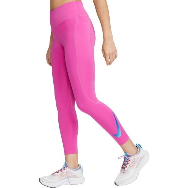Nike Nike NK DF FST SW HBR MR 7/8 TGHT Ženske tajice, ružičasta, veličina