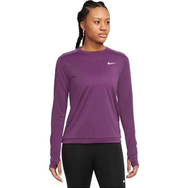 Nike Nike NK DF PACER CREW Ženska majica za trčanje, ljubičasta, veličina