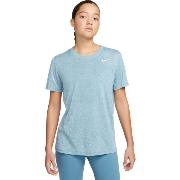 Nike Nike NK DF TEE RLGD LBR Ženska majica za vježbanje, svjetlo plava, veličina