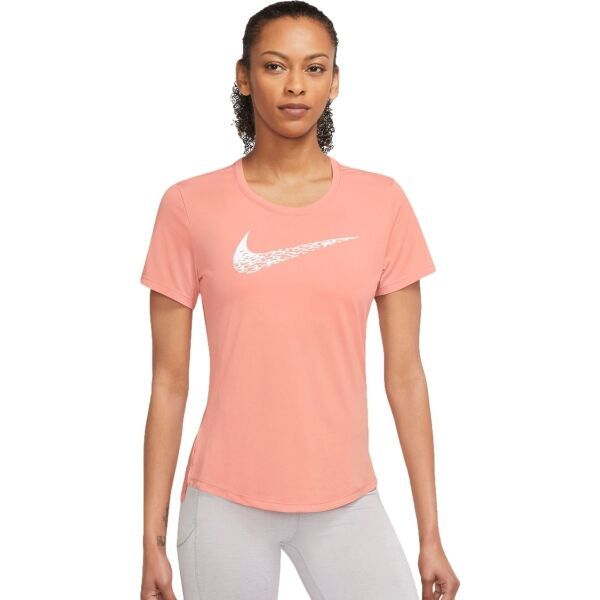 Nike Nike NK SWOSH RUN SS TOP Ženska majica kratkih rukava, boja lososa, veličina