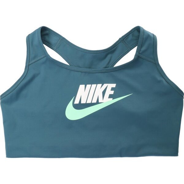 Nike Nike NK SWSH PLUS FUTURA GX BRA Ženski sportski grudnjak, tamno zelena, veličina