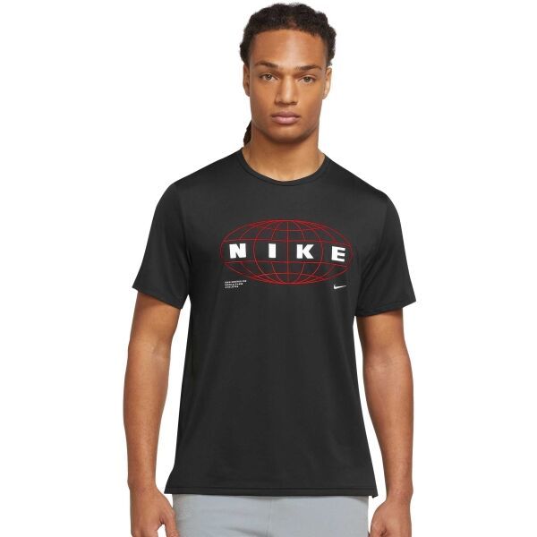 Nike Nike NP DF HPR DRY TOP SS GFX Muška sportska majica, crna, veličina