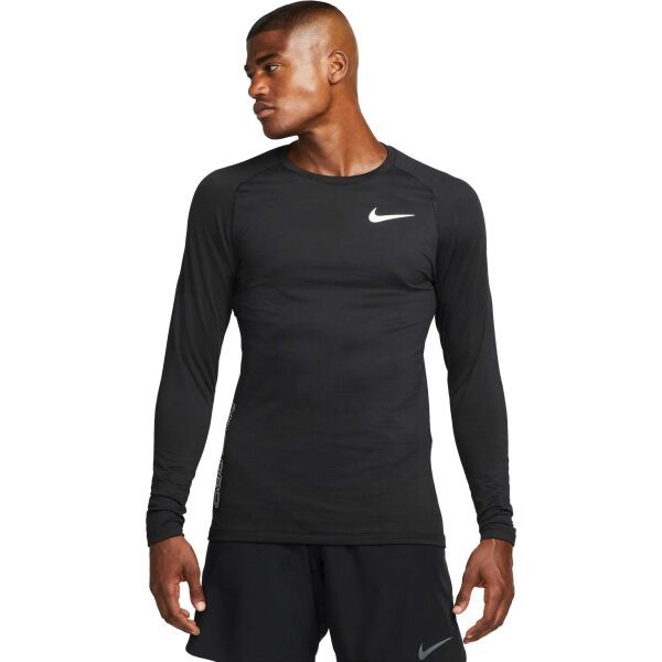 Nike Nike NP TOP WARM LS CREW Muška sportska majica dugih rukava, crna, veličina