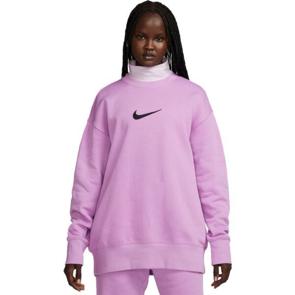 Nike Nike NSW FLC OS CREW MS Ženska majica, ljubičasta, veličina