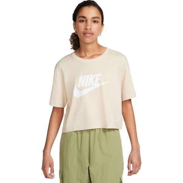 Nike Nike NSW TEE ESSNTL CRP ICN FTR W Ženska majica, bež, veličina