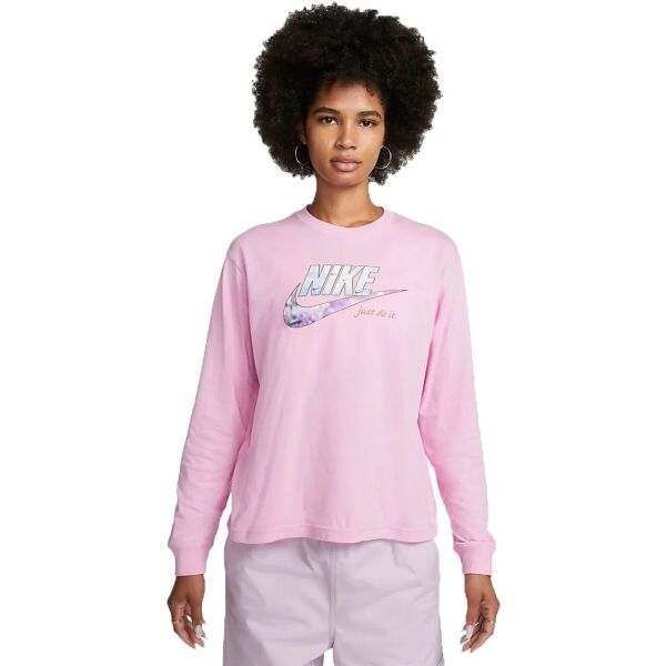 Nike Nike NSW TEE OC 1 LS BOXY Ženska majica dugih rukava, ružičasta, veličina