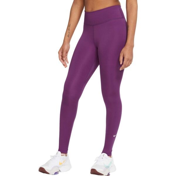 Nike Nike ONE DF MR TGT W Ženske sportske tajice, boja vina, veličina