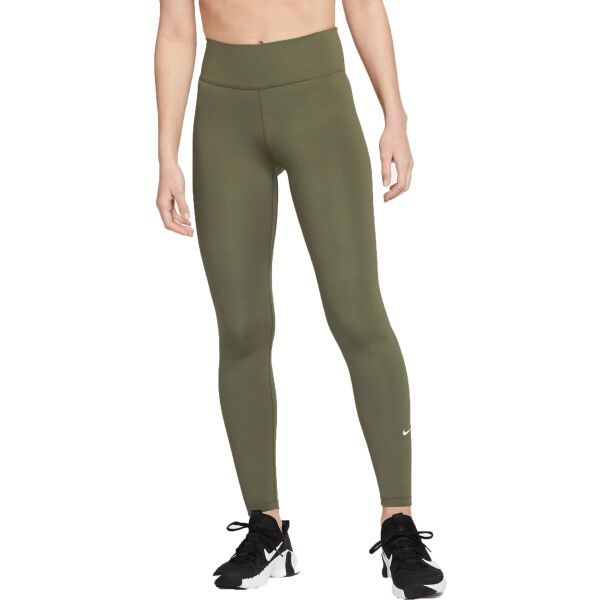 Nike Nike ONE DF MR TGT W Ženske sportske tajice, khaki, veličina
