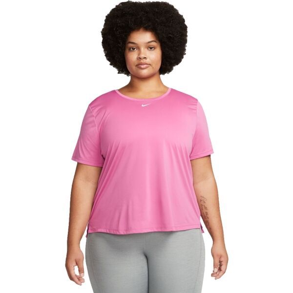 Nike Nike ONE DF SS STD TOP PLUS W Ženska sportska majica plus size, ružičasta, veličina