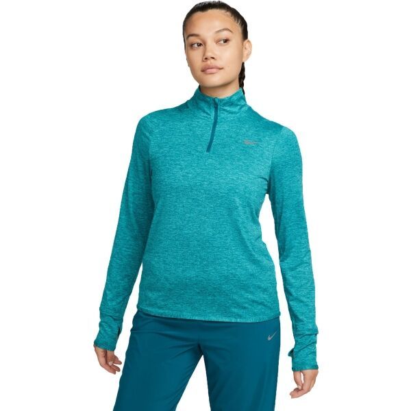 Nike Nike SWIFT ELMNT DF UV HZ TOP Ženska dukserica za trening, tirkiz, veličina