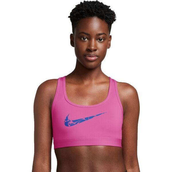 Nike Nike SWOOSH Ženski sportski grudnjak, ružičasta, veličina