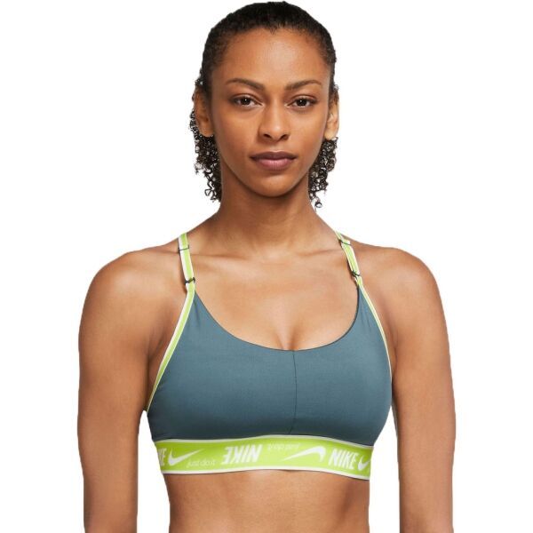 Nike Nike W NK DR INDY LOGO BRA Ženski sportski grudnjak, tamno zelena, veličina