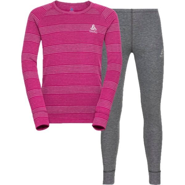 Odlo Odlo ACTIVE WARM ECO SET KIDS Dječji funkcionalni set, tamno siva, veličina