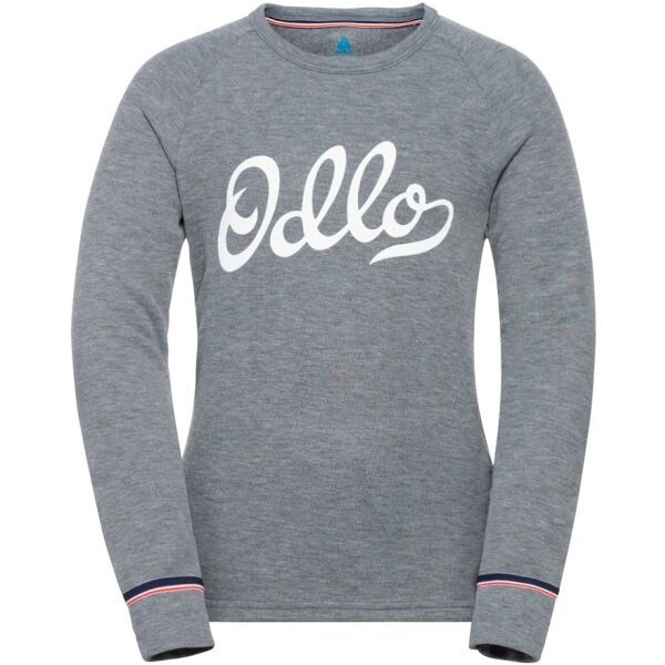 Odlo Odlo ACTIVE WARM ORIGINALS ECO Dječja termo majica s dugim rukavima, siva, veličina