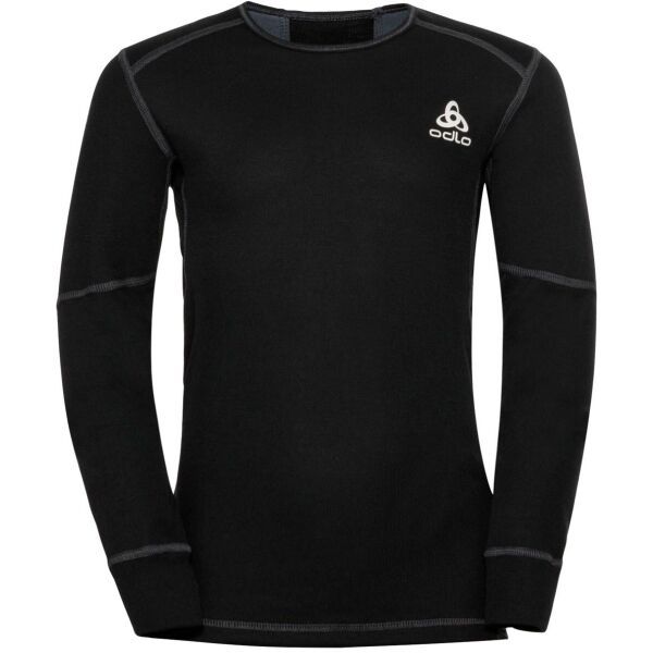 Odlo Odlo BL TOP ACTIVE X-WARM KIDS Dječja funkcionalna majica, crna, veličina
