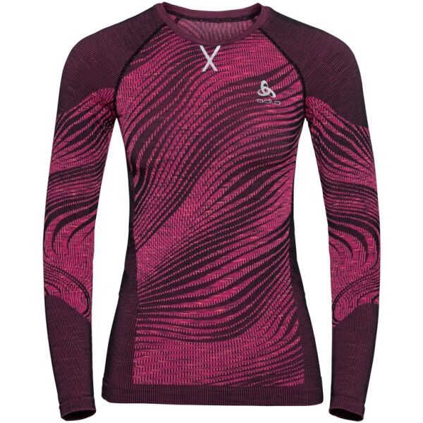 Odlo Odlo BL TOP BLACKCOMB ECO Funkcionalna majica, boja vina, veličina