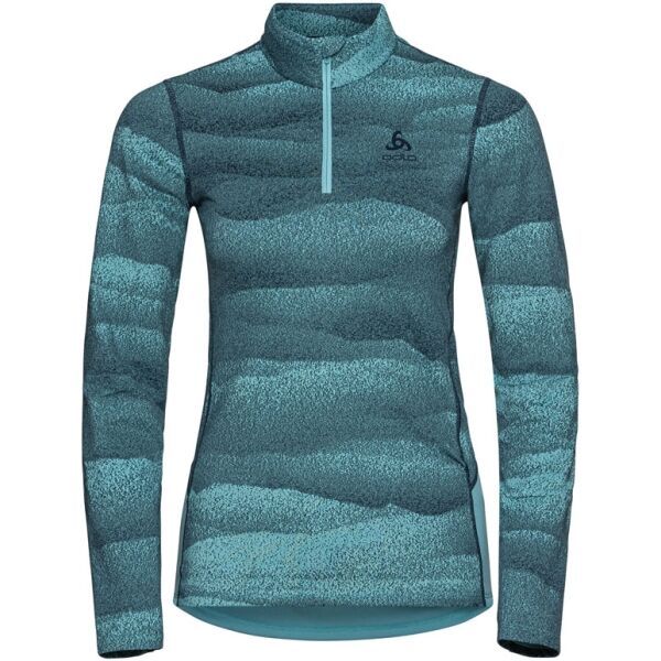 Odlo Odlo BL TOP TURTLE NECK L/S HALF ZIP WHISTLER Ženska funkcionalna majica, svjetlo plava, veličina
