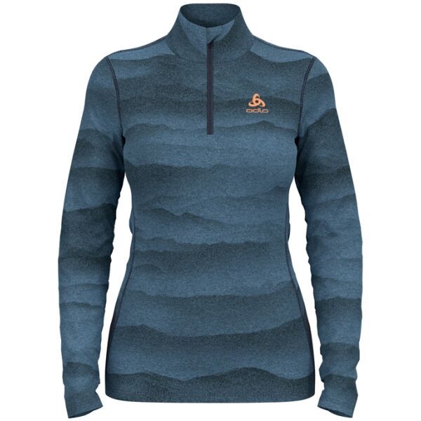 Odlo Odlo BL TOP TURTLE NECK L/S HALF ZIP WHISTLER Ženska funkcionalna majica, tamno plava, veličina