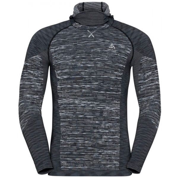 Odlo Odlo BL TOP WITH FACEMASK L/S BLACKCOMB ECO Funkcionalna majica s integriranom kapuljačom, tamno siva, veličina