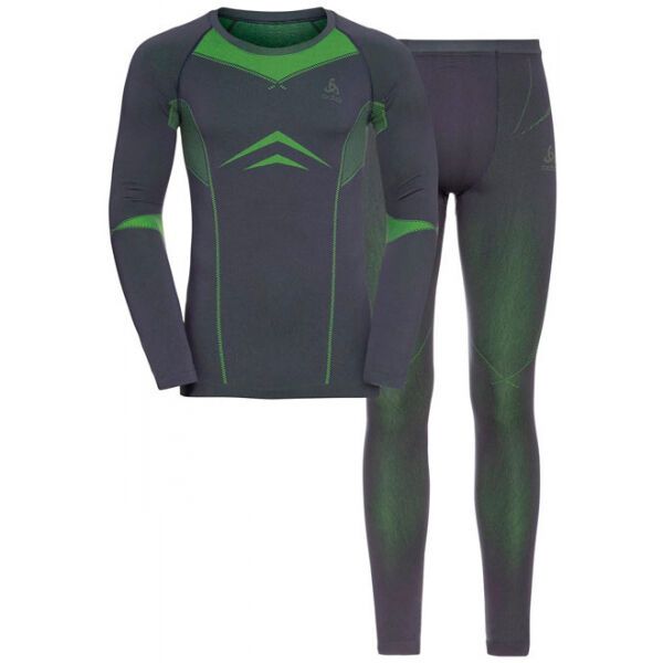 Odlo Odlo FUNDAMENTALS PERFORMANCE WARM Muški funkcionalni set, tamno siva, veličina