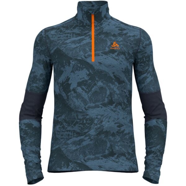 Odlo Odlo M BL TOP TURTLE NECK WHISTLER Muška funkcionalna majica, tamno plava, veličina