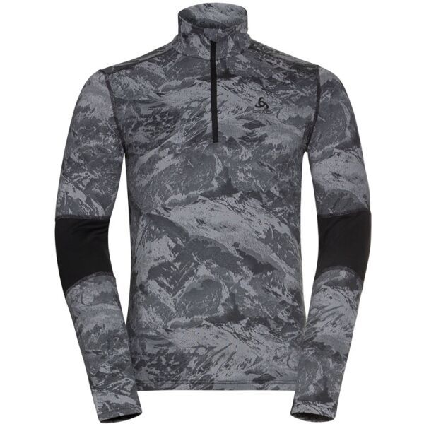 Odlo Odlo M BL TOP TURTLE NECK WHISTLER Muška funkcionalna majica, tamno siva, veličina
