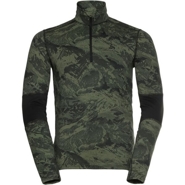 Odlo Odlo M BL TOP TURTLE NECK WHISTLER Muška funkcionalna majica, tamno zelena, veličina