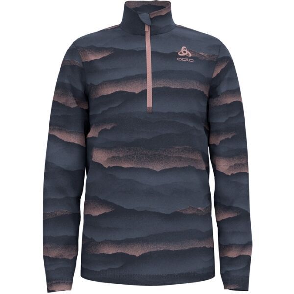 Odlo Odlo MID LAYER 1/2 ZIP ROY KIDSGRAPHIC Dječja majica, tamno siva, veličina