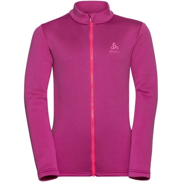 Odlo Odlo MID LAYER FULL ZIP BERRA KIDS Dječja majica, ružičasta, veličina
