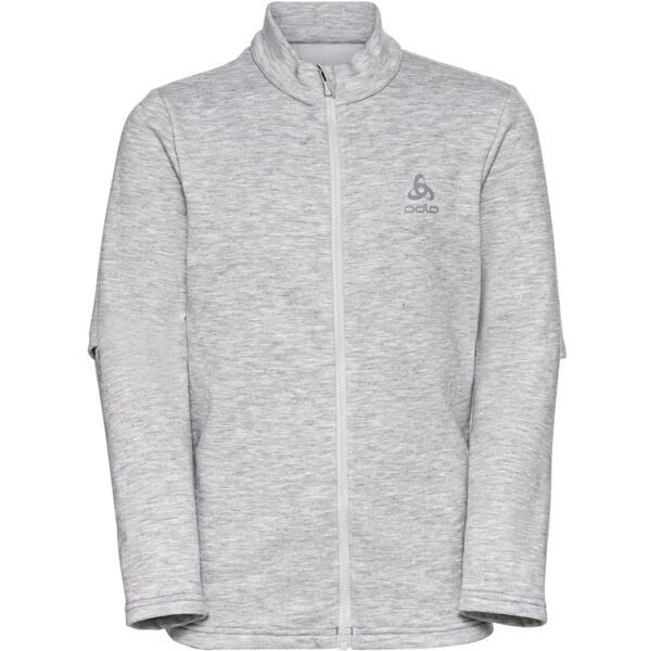 Odlo Odlo MID LAYER FULL ZIP BERRA KIDS Dječja majica, siva, veličina