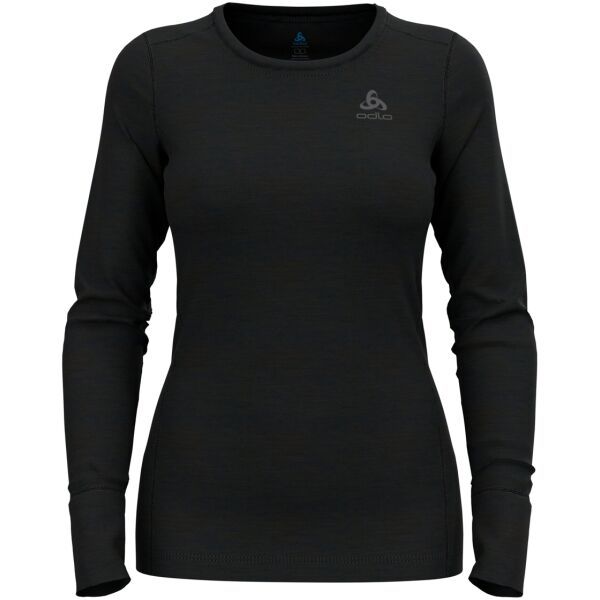 Odlo Odlo NATURAL MERINO 200 Ženska termo majica dugačkih rukava, crna, veličina