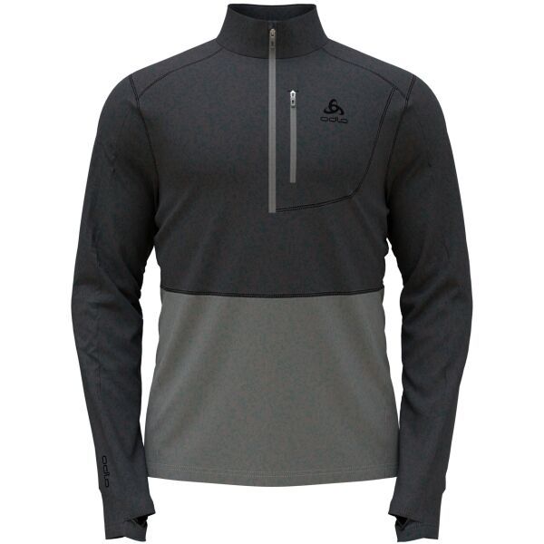 Odlo Odlo PERFORMANCE WOOL X-WARM Muški srednji sloj, tamno siva, veličina