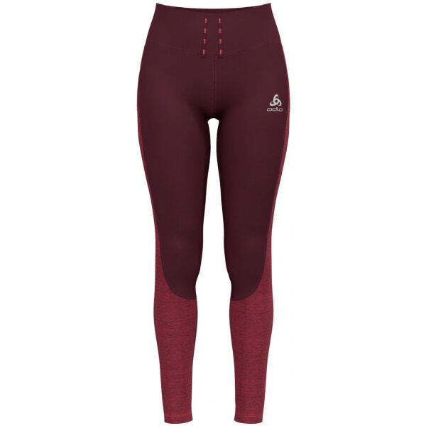 Odlo Odlo RUN EASY WARM Elastične hlače za trčanje, boja vina, veličina