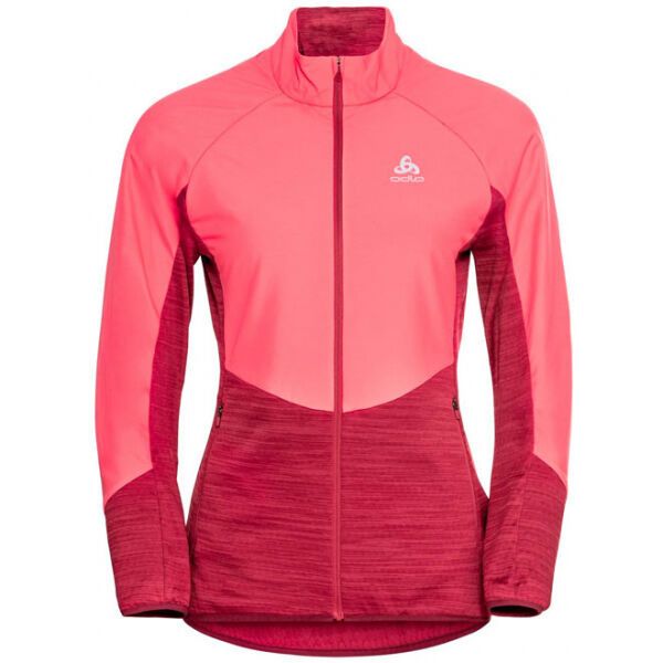 Odlo Odlo RUN EASY WARM HYBRID Ženska jakna za trčanje, boja lososa, veličina