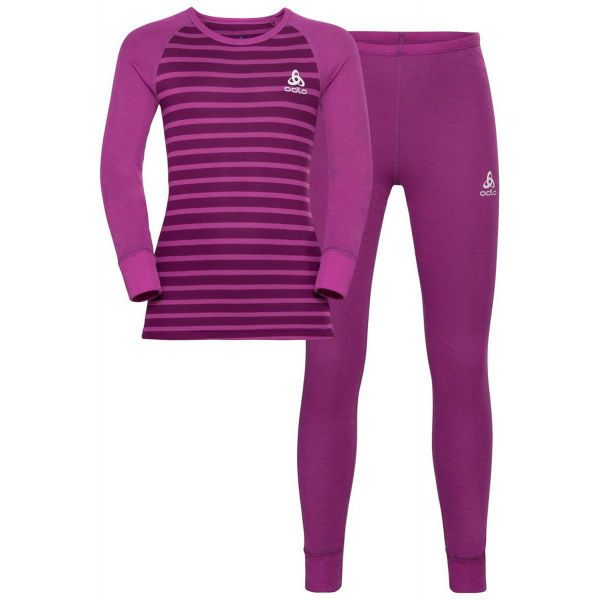 Odlo Odlo SET ACTIVE WARM KIDS Dječji set funkcionalne pododjeće, boja vina, veličina