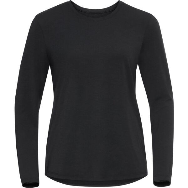 Odlo Odlo T-SHIRT CREW NECK L/S HALDEN Ženska majica s dugim rukavima, crna, veličina