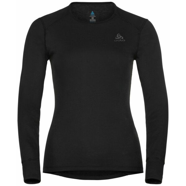 Odlo Odlo W ACTIVE WARM ECO BL TOP CREW Ženska funkcionalna majica, crna, veličina