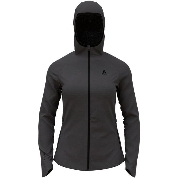 Odlo Odlo W ASCENT PW 220 MID LAYER HOODY Ženska majica, tamno siva, veličina